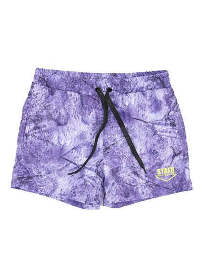 Salty Dog Jr. Quick Dry Swim Shorts - Marlin Mania Purple
