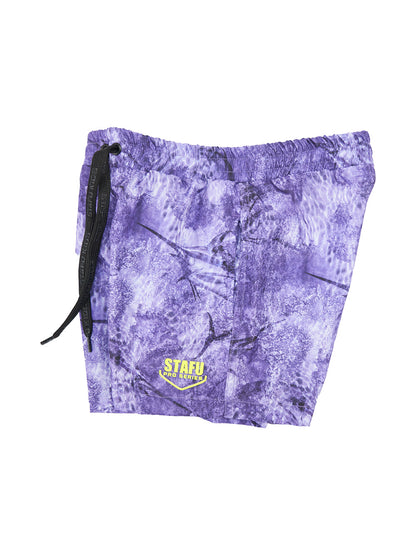 Salty Dog Jr. Quick Dry Swim Shorts - Marlin Mania Purple