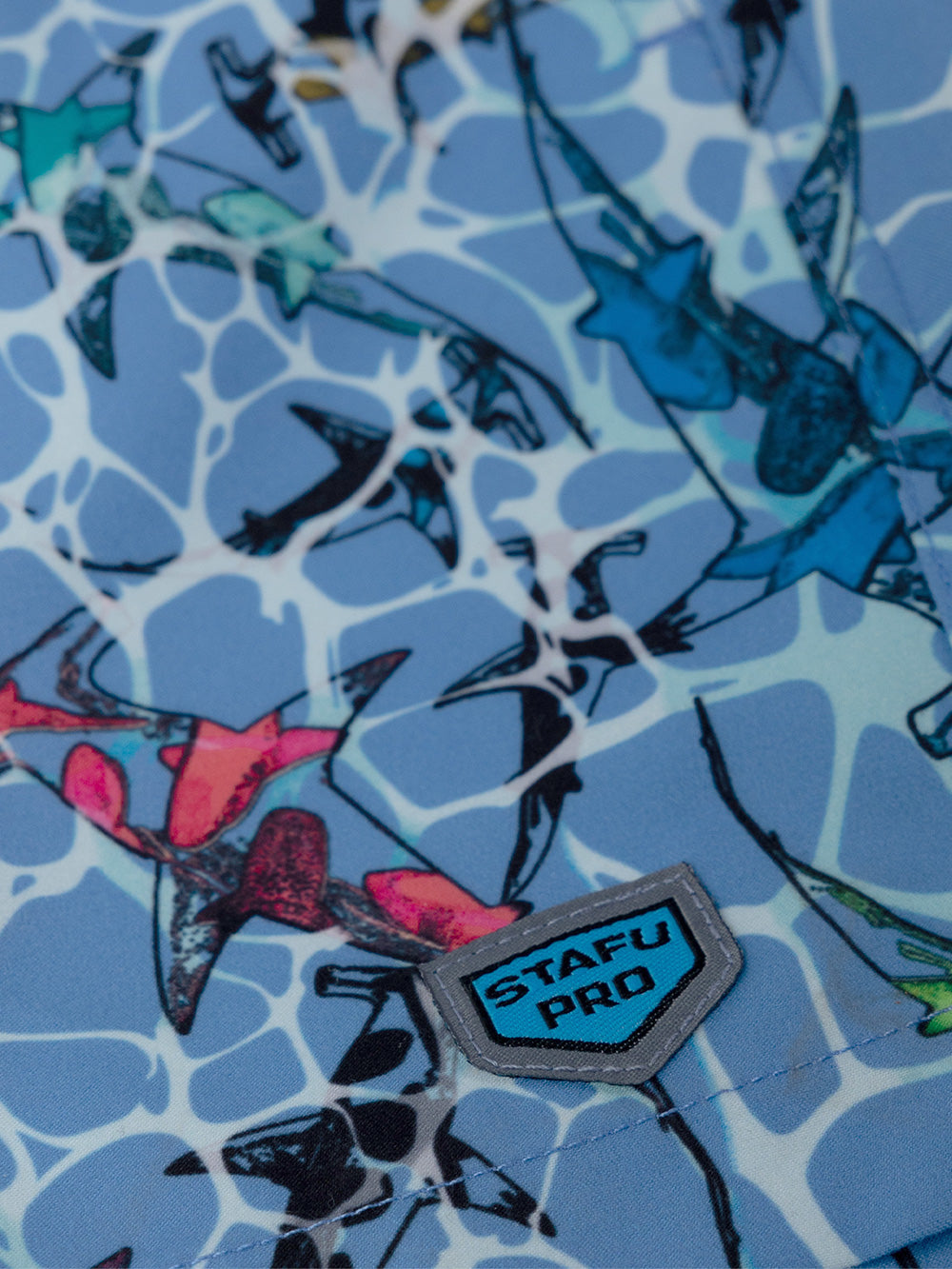 Salty Dog Jr. Hızlı Kuruyan Mayo Şort - Colorful Shark - Stafu Pro Series