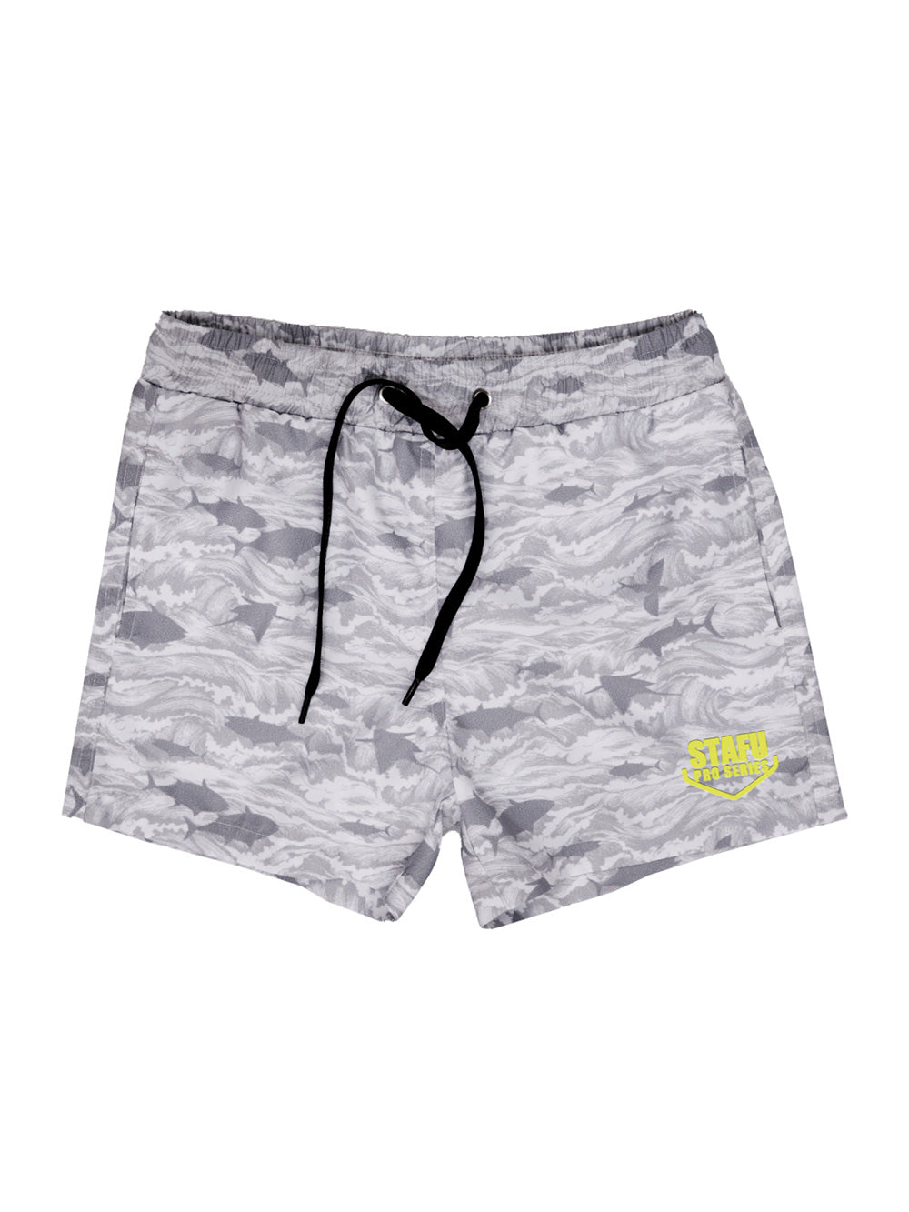Salty Dog Jr. Quick Dry Swim Shorts - Signature White
