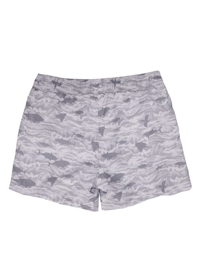 Salty Dog Jr. Quick Dry Swim Shorts - Signature White