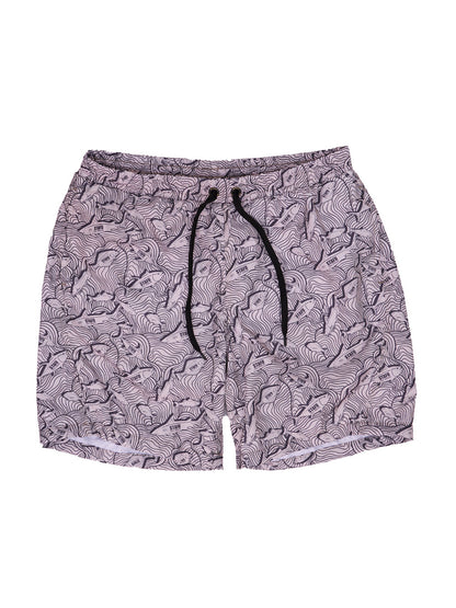 Salty Dog Quick Dry Swim Shorts - Fishy