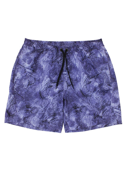 Salty Dog Quick Dry Swim Shorts - Marlin Mania Purple