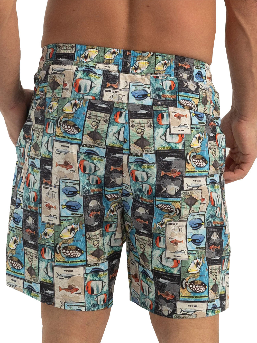 Salty Dog V2 Quick Dry Swim Shorts - Stamp