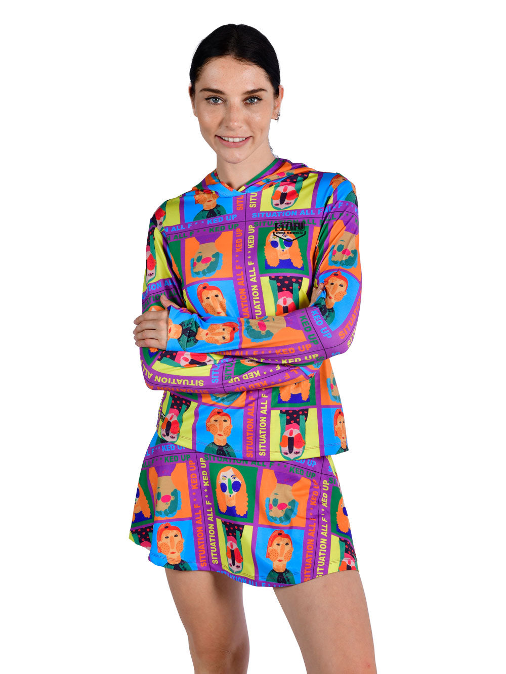 Sirena Kadın Rashguard - Funny Face