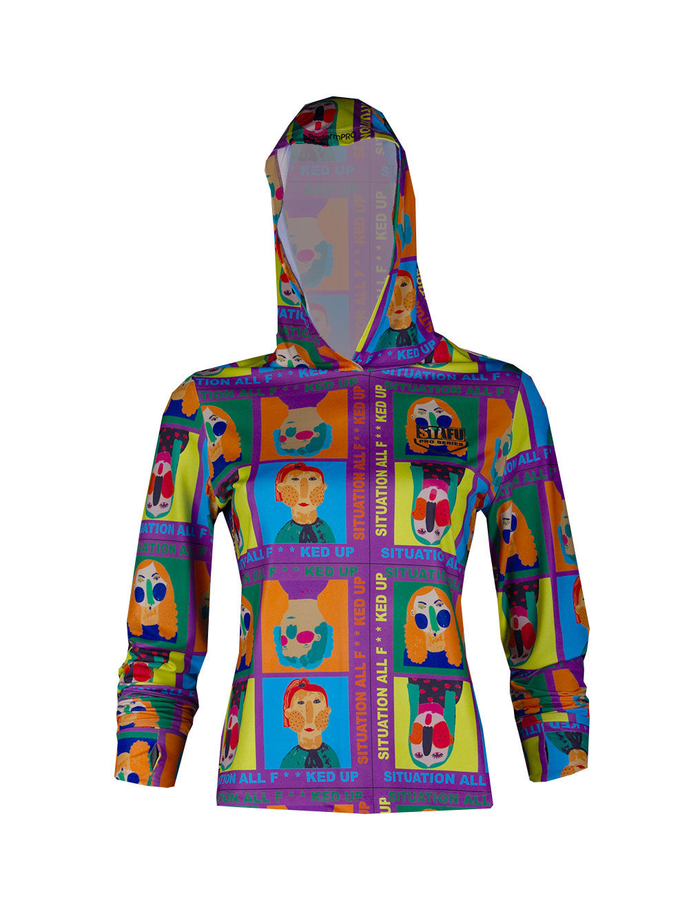 Sirena Kadın Rashguard - Funny Face