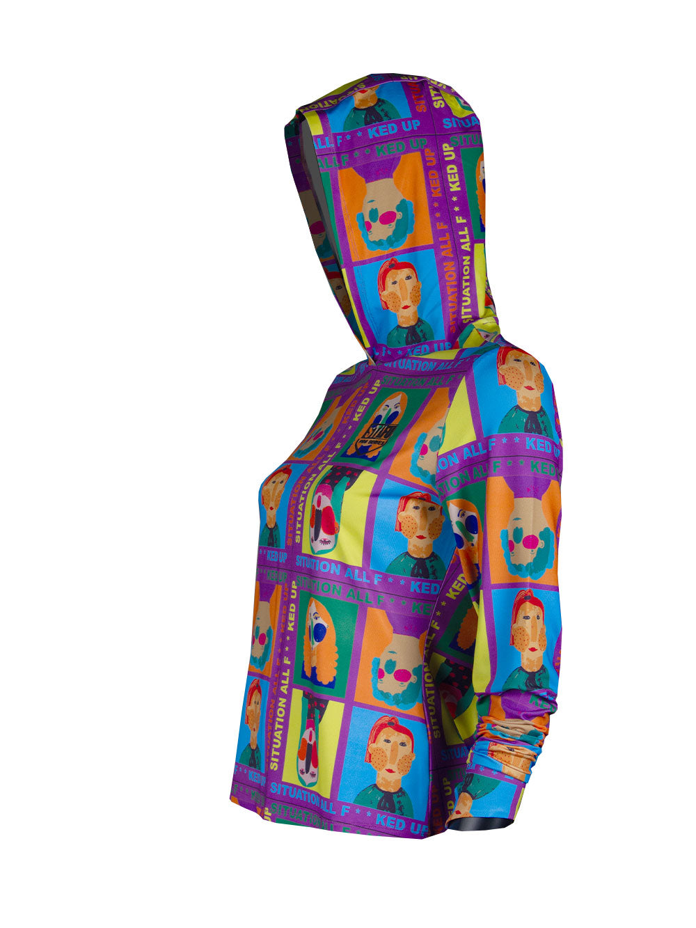 Sirena Kadın Rashguard - Funny Face