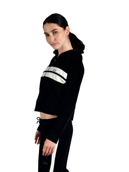 Velora Kapüşonlu Fermuarlu Kadın Sweatshirt