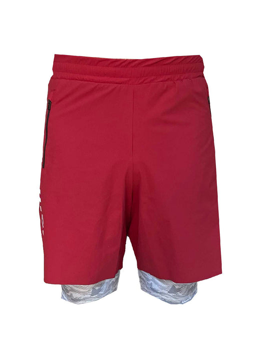 Spartan Taytlı Şort - Kırmızı - Stafu Pro Series