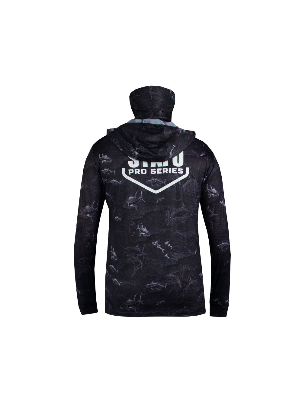 Stratos  Hooded Fishing Shirt - Frenzy Black