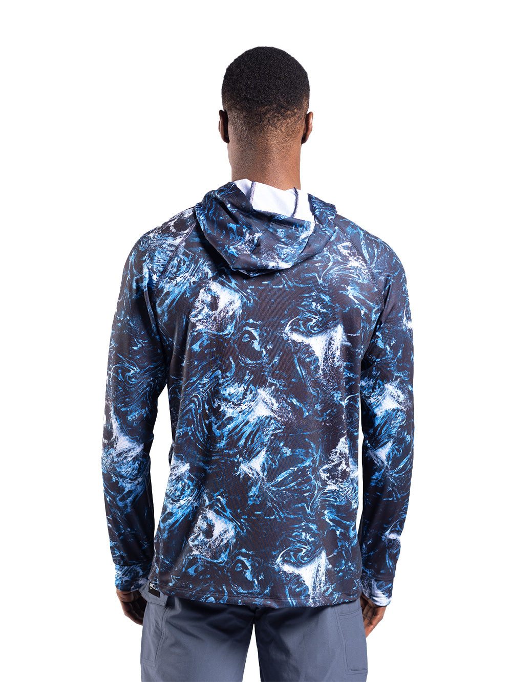 Tasman Hooded UV Protection Performance T-Shirt - Dark Storm