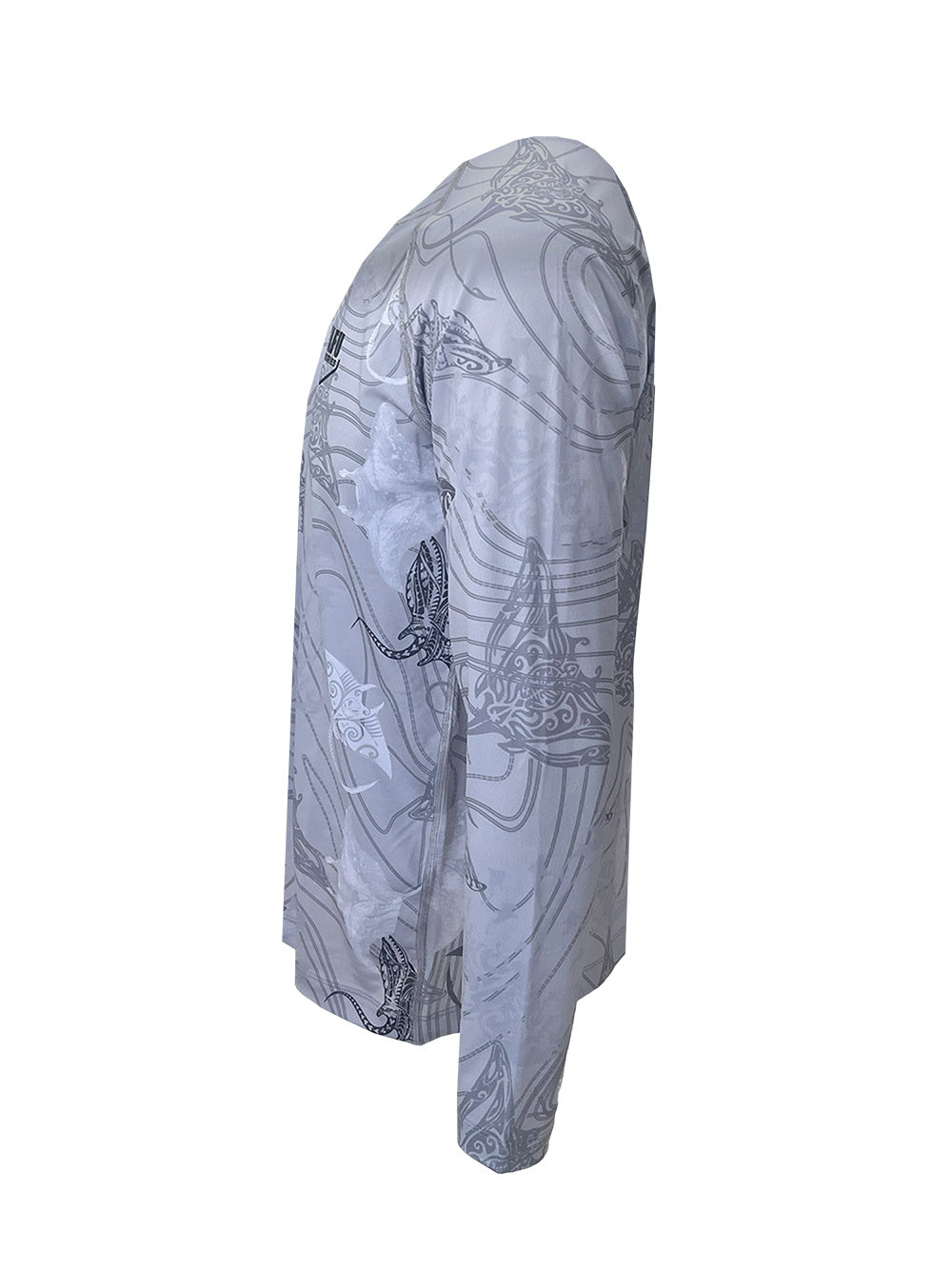 Tasman Round Neck UV Protection Performance T-shirt - Manta Grey