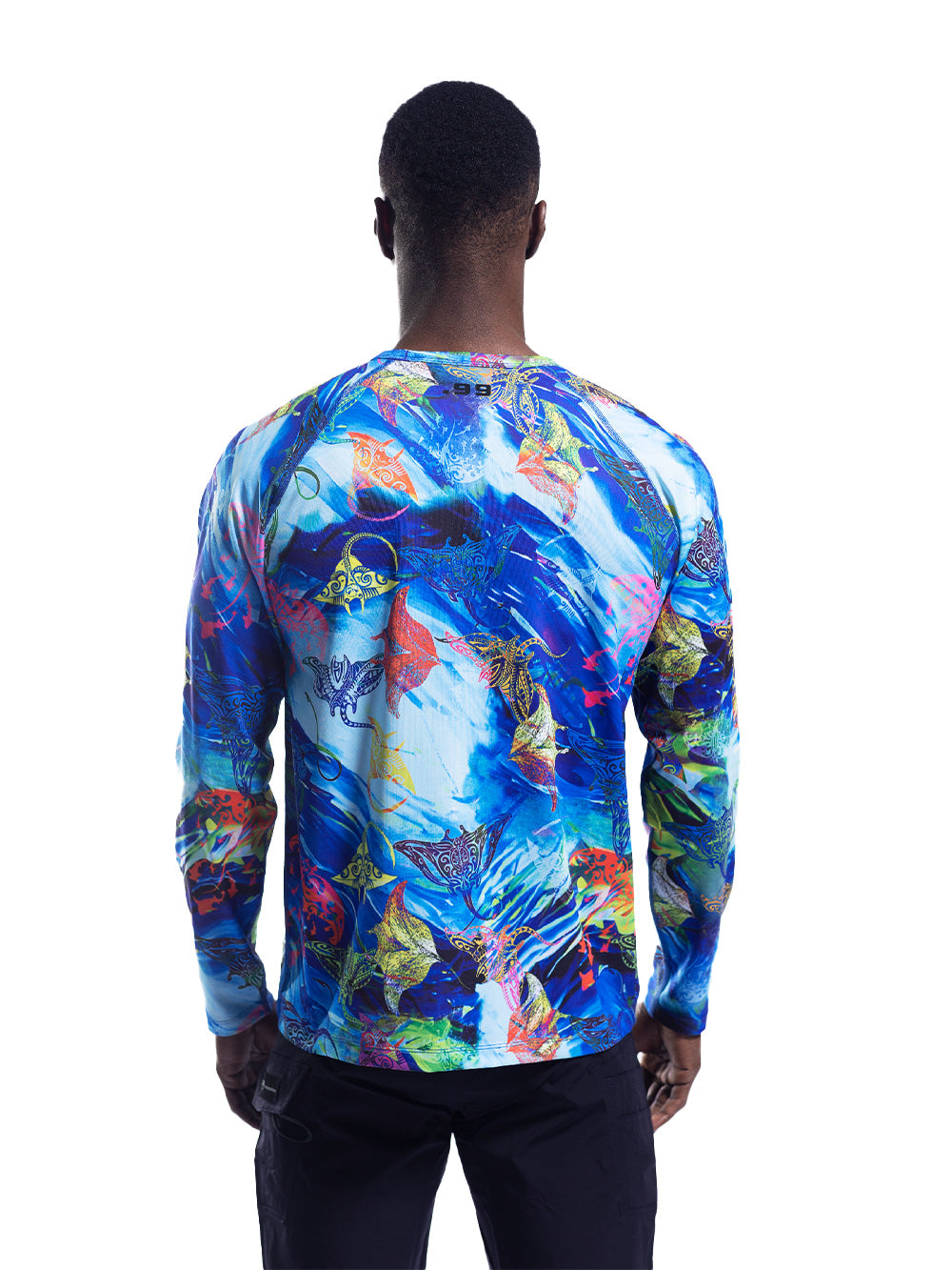 Tasman Yuvarlak Yaka UV Korumalı Performans T-shirt - Mint Mavi