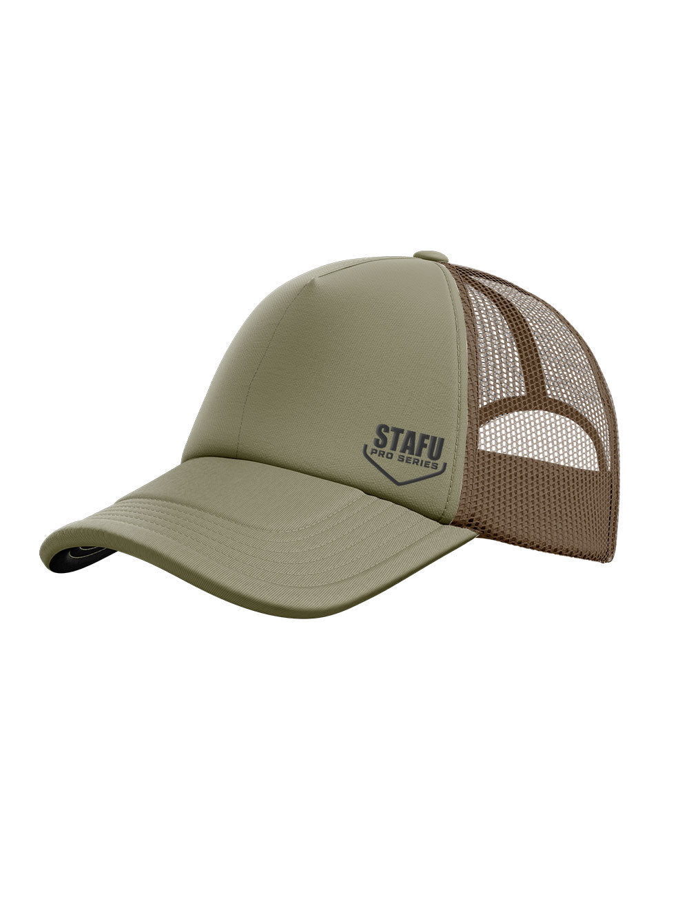 North Cap v2 Fishing Sailing Hat - Military Green - Beige Mesh