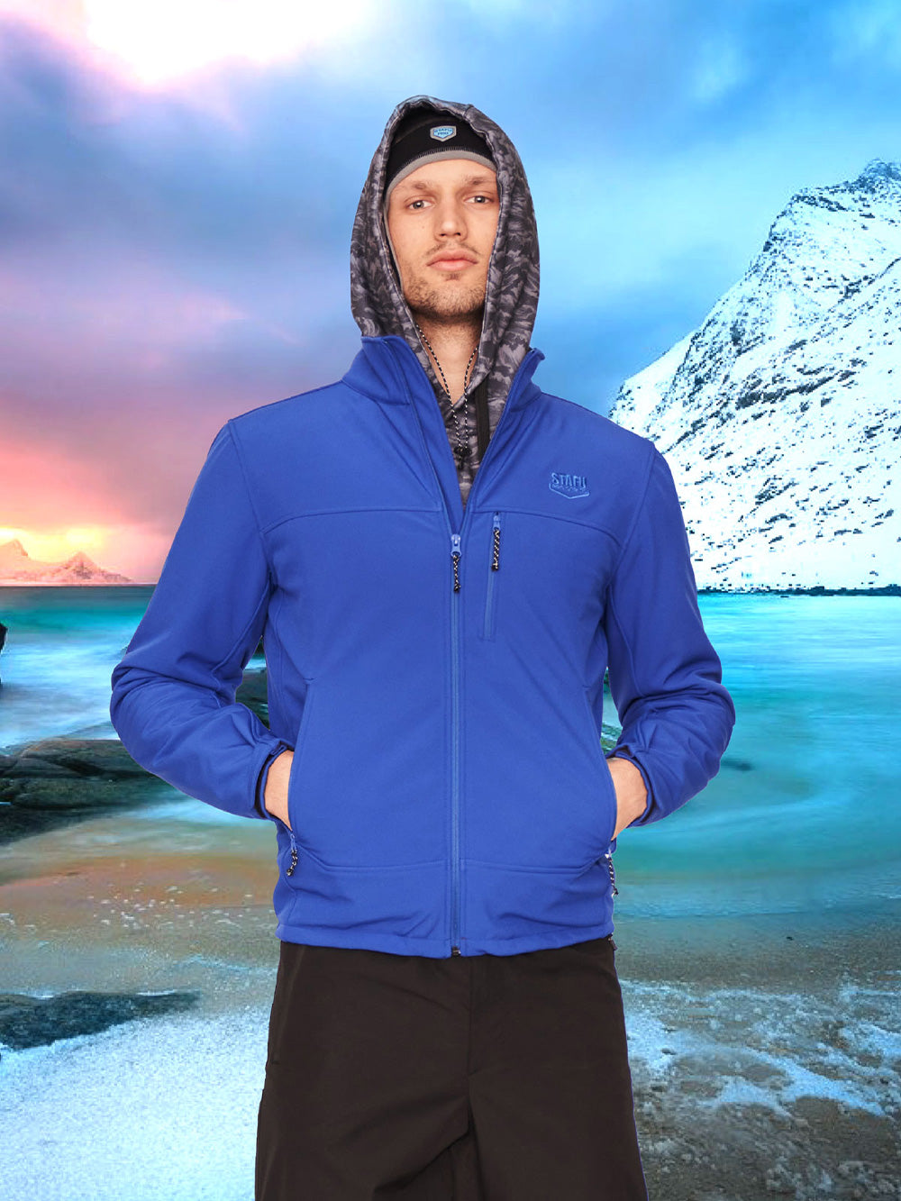 Yukon SoftShell Ceket - Mavi - Stafu Pro Series