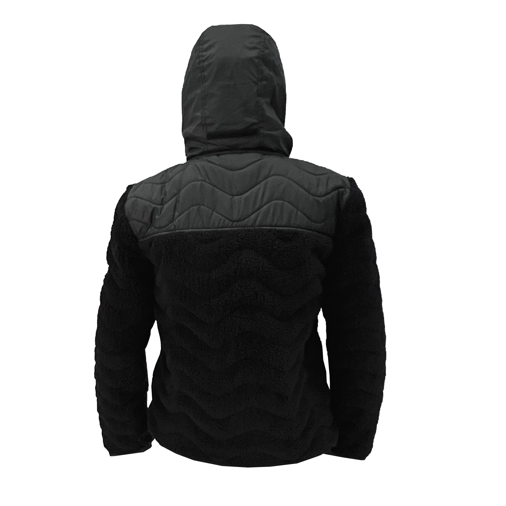 Inuk Men's Sherpa Fleece Black Jacket