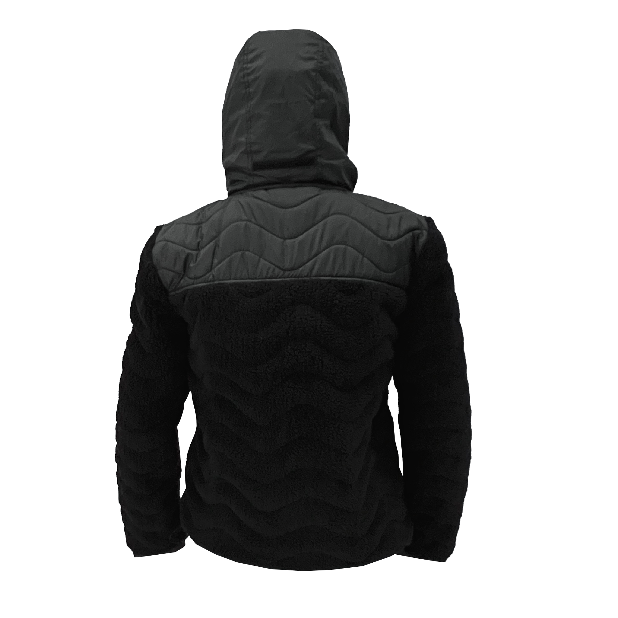 Inuk Men's Sherpa Fleece Black Jacket