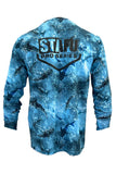Apex v2 Long Sleeve Fishing Shirt - Shark - Blue