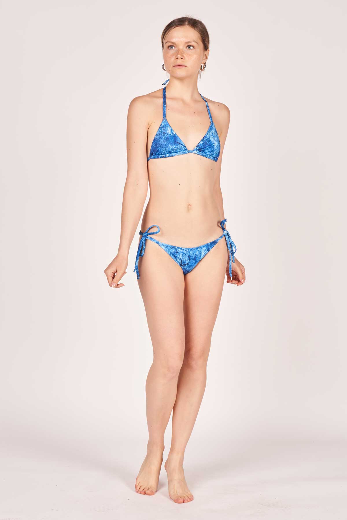 Bimini Kadın Marlin Mania Desenli Mavi Bikini Alt
