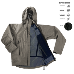 Baffin Outer Shell Jacket - Mountain Grey