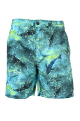 Latitude Swim Short - Shark - Lime