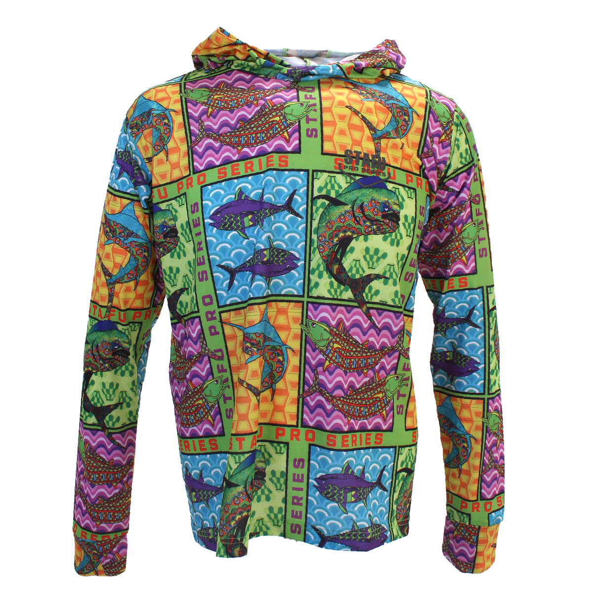 .99 Hooded Performance Long Sleece Shirt - Fish Eye