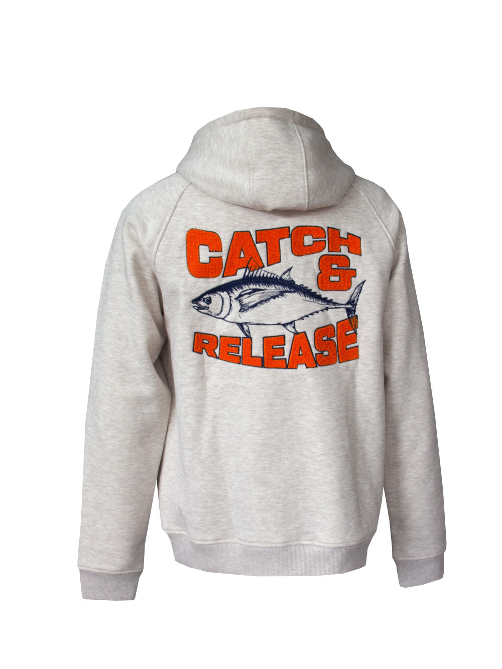 FreeCast Fermuarlı ve Kapşonlu Sweatshirt – Bej Melanj