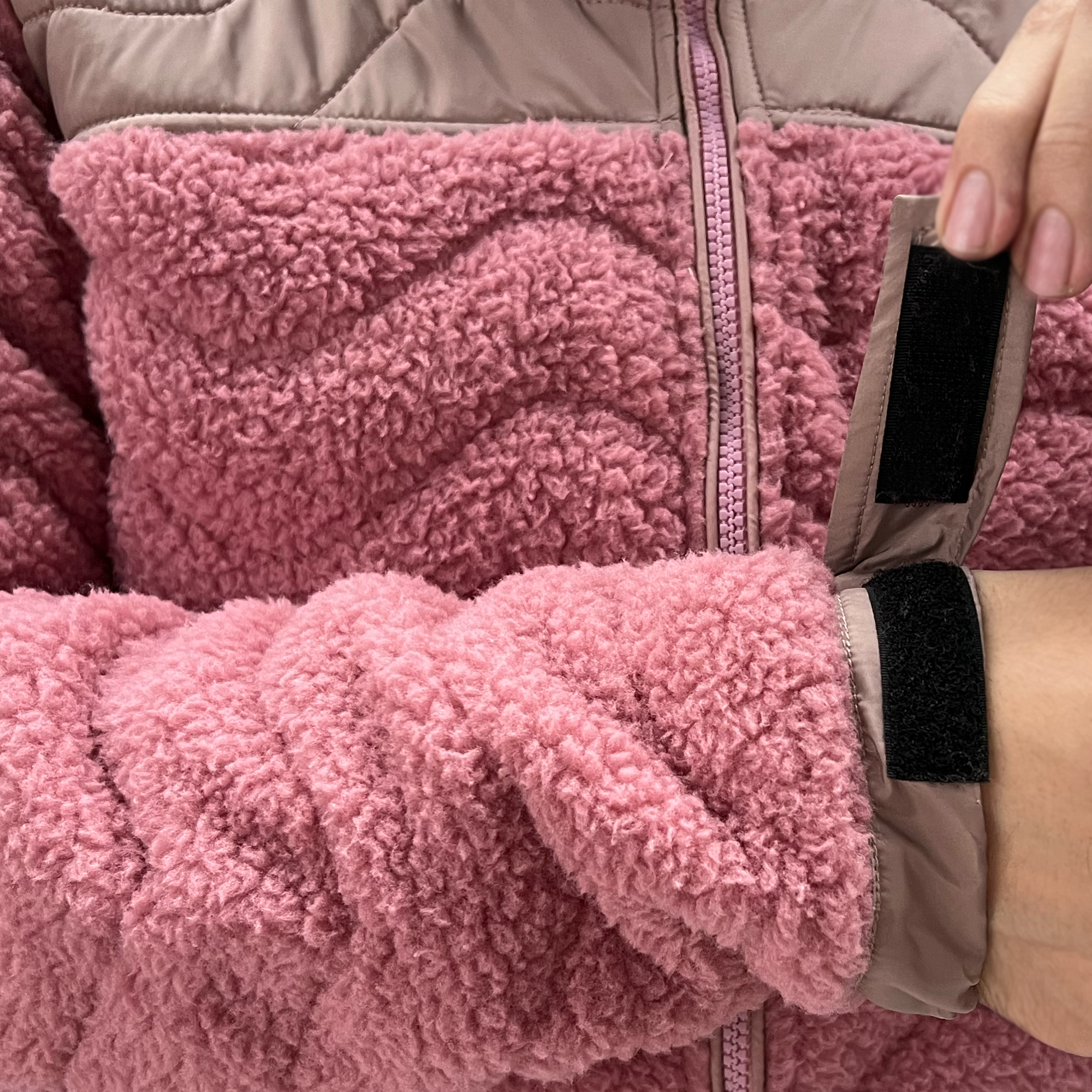 Inuk Sherpa Fleece Jacket - Pink