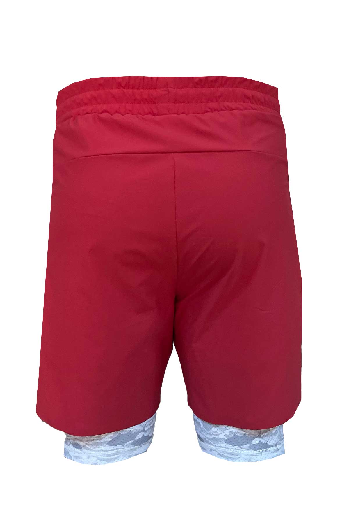 Spartan Men's Leggings Fast Drying Red Short