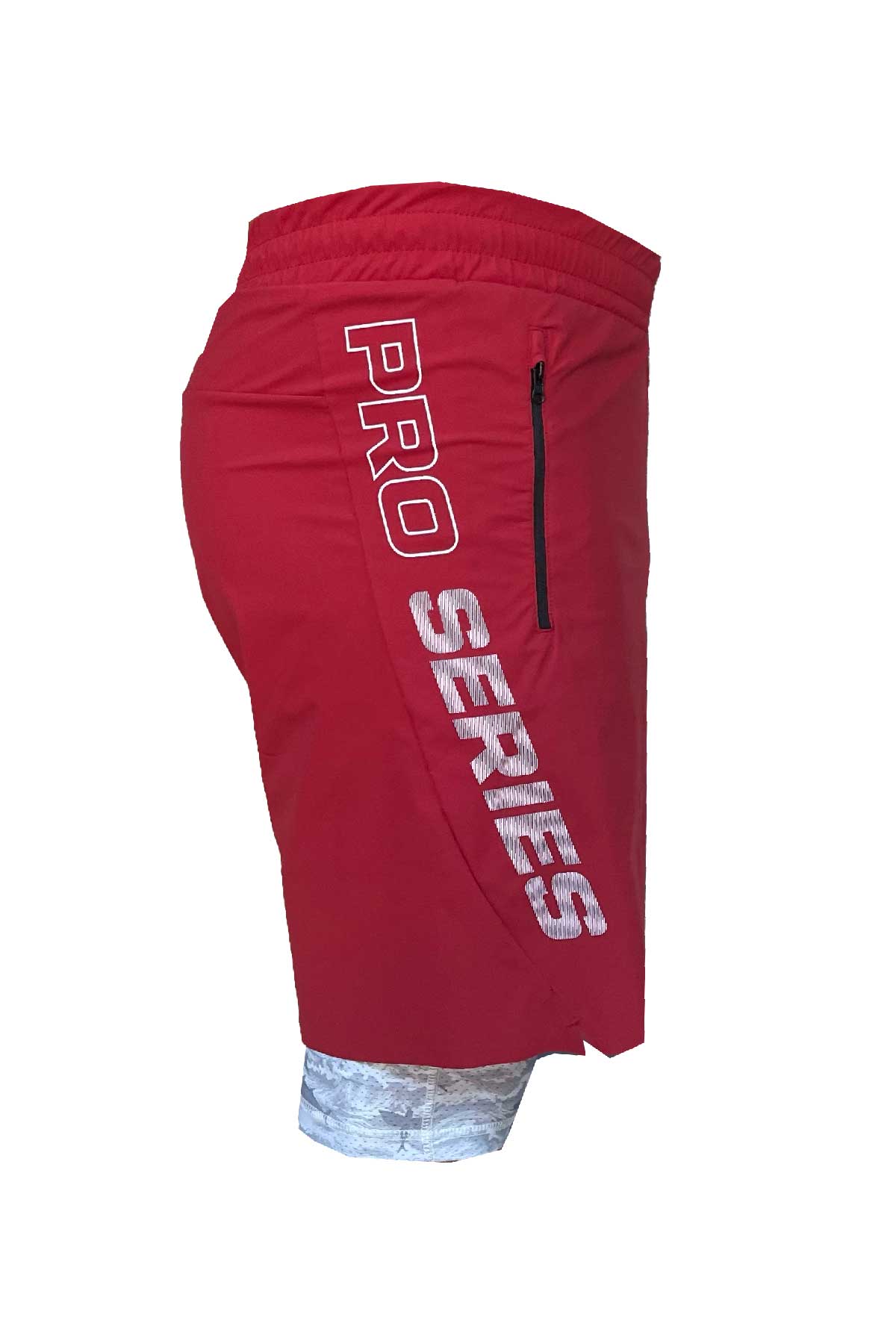 Spartan Men's Leggings Fast Drying Red Short