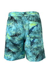 Latitude Swim Short - Shark - Lime