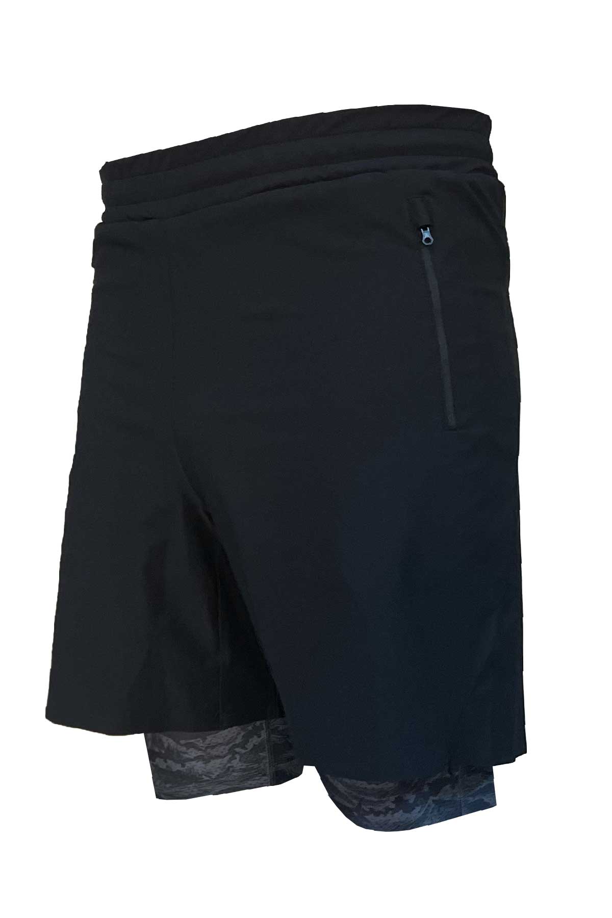 Spartan Men's Leggings Fast Drying Black Short