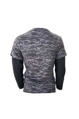 Ahoy Jr. Long And Short Sleeve Together Fishing Shirt - Signature - Black Edition