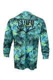Apex v2 Long Sleeve Fishing Shirt - Shark - Lime