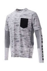 Ahoy Long And Short Sleeve Together Fishing Shirt - Signature - White - Stafu Pro Series