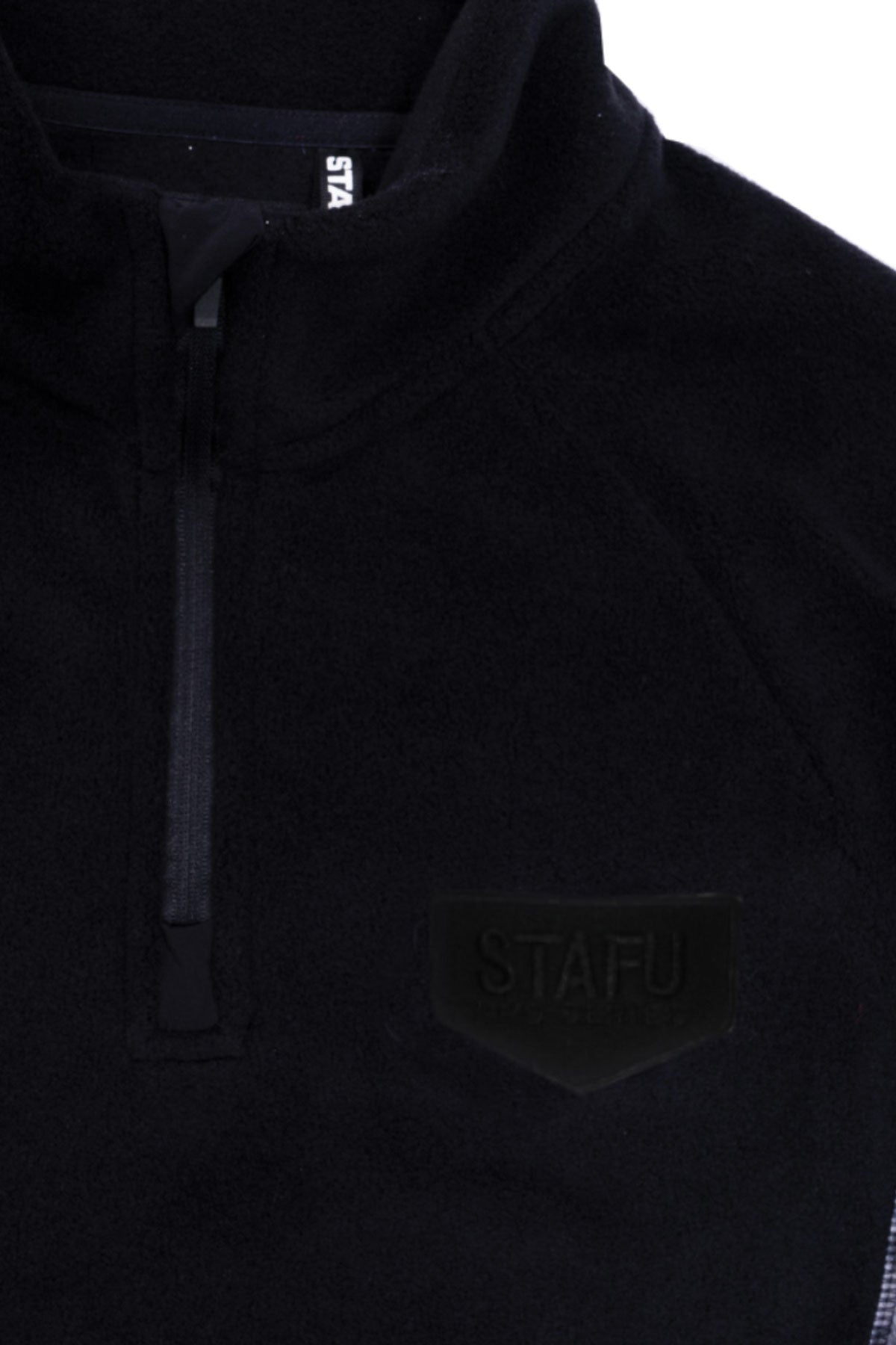 Raptor Half Zip Fleece Pullover - Black - Signature - Stafu Pro Series
