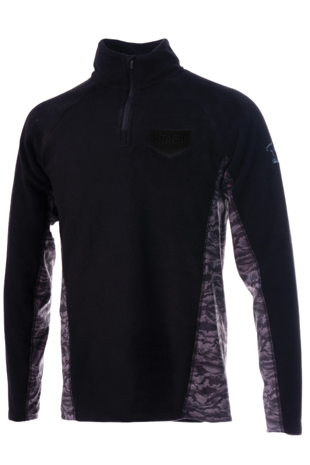 Raptor Half Zip Fleece Pullover - Black - Signature - Stafu Pro Series