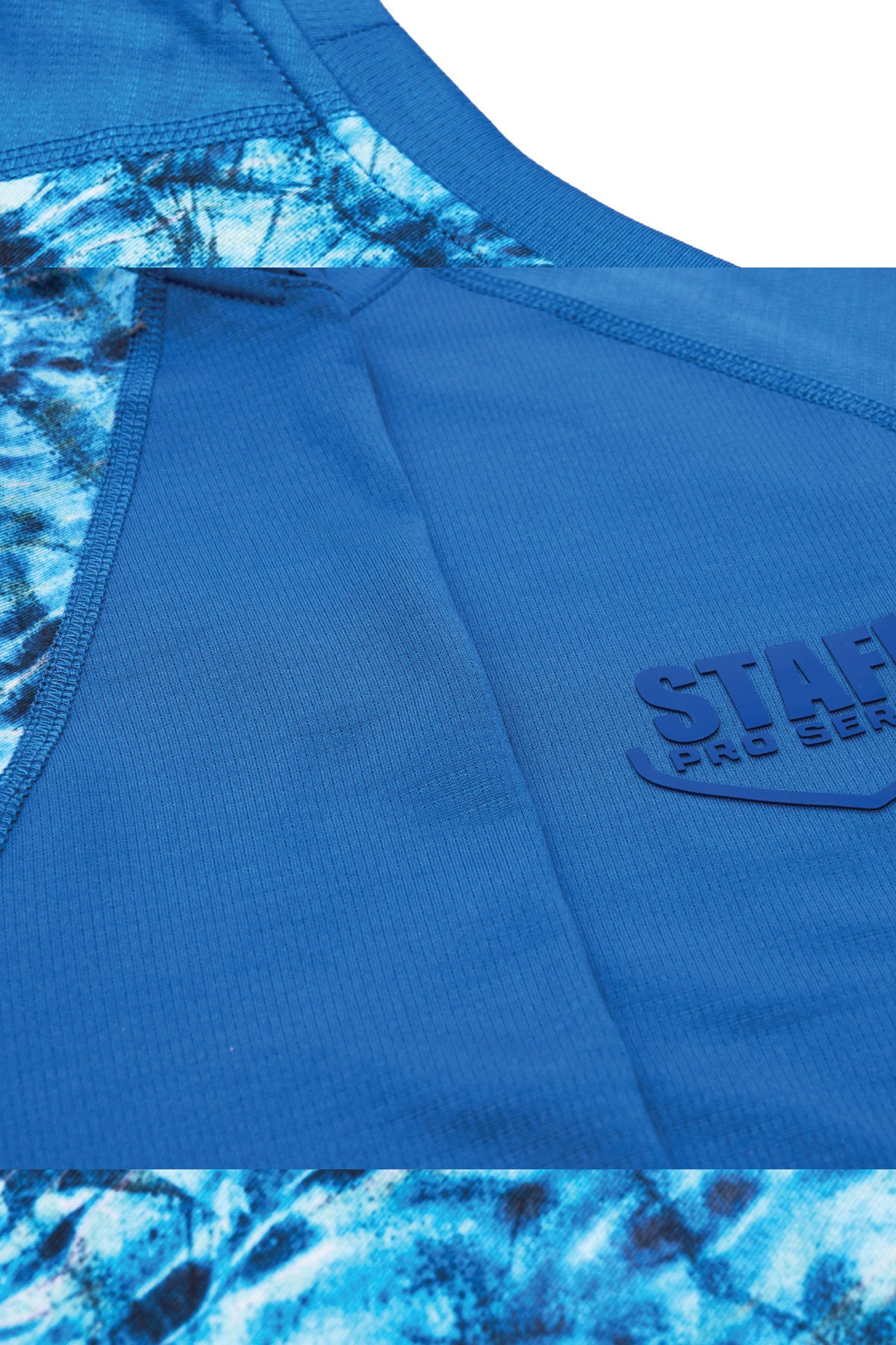 Vamos Short Sleeve Fishing Shirt - Blue - Stafu Pro Series