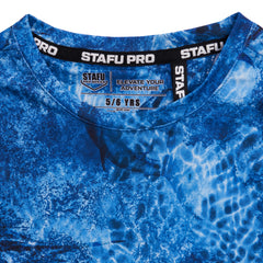 Ahoy Jr.  Long And Short Sleeve Together Fishing Shirt -Marlin Mania - Blue - Stafu Pro Series