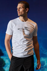 Planer Short Sleeve Crew Neck T-shirt -White