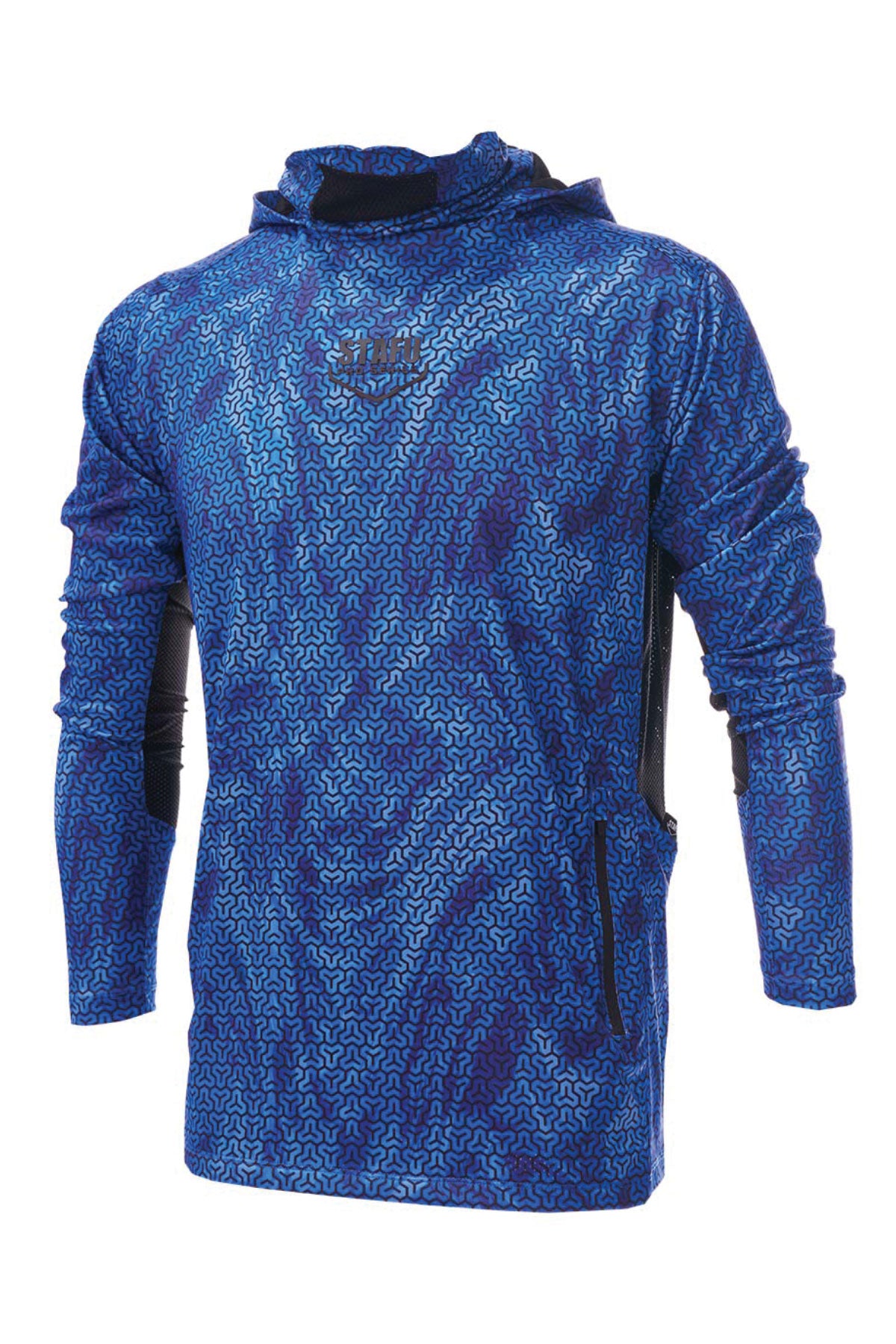 Argonaut Hooded Fishing Shirt - Trophy - Blue - Stafu Pro Series