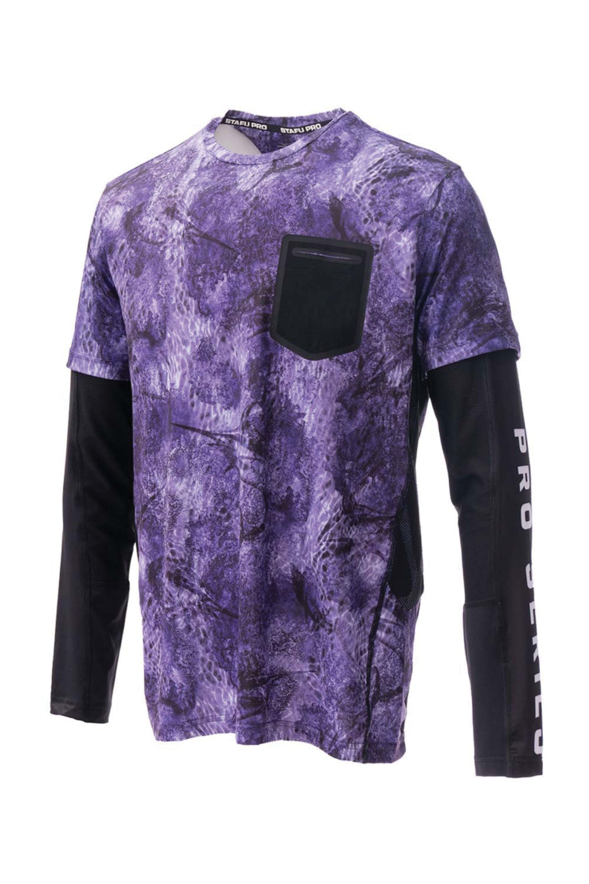 Ahoy Long and Short Sleeve Together Fishing Shirt -Marlin Mania -Purple - Stafu Pro Series
