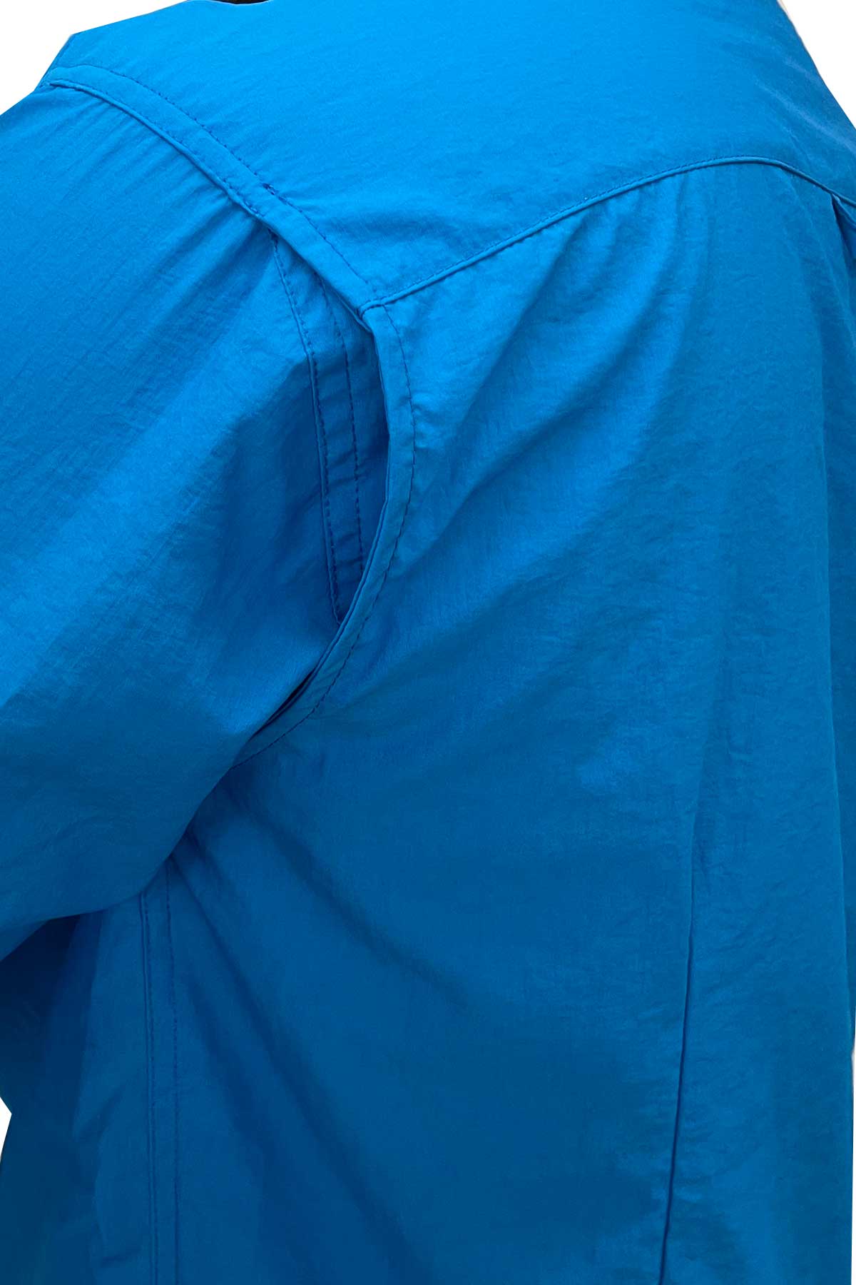 Eclipse Erkek Uzun Kollu, Havalandırmalı Balıkçı Denizci Saks Mavi Gömlek
