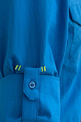Eclipse - Long Sleeve Shirt -Sax - Blue