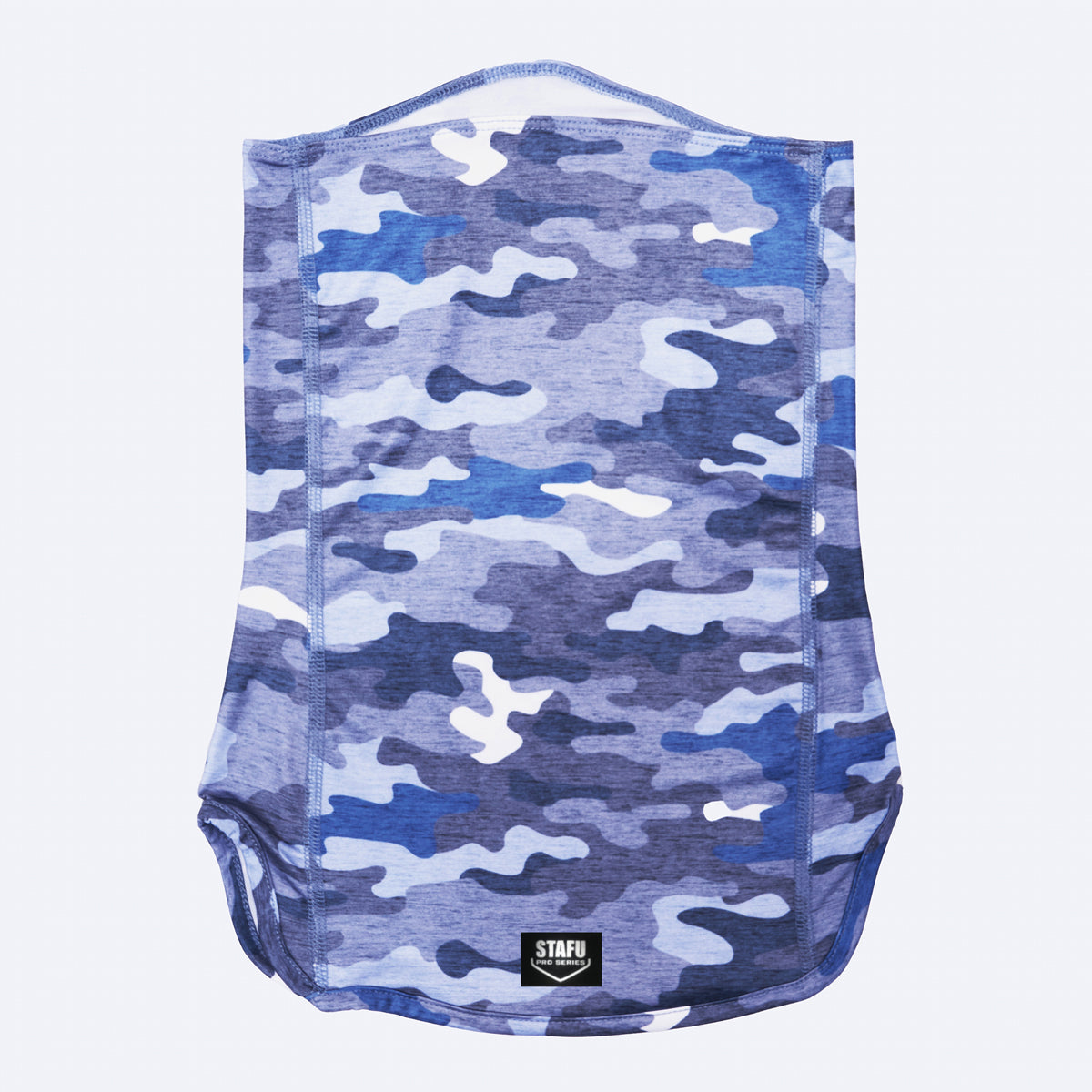 Fishing Neck Gaiter- Blue Camo - Stafu Pro Series