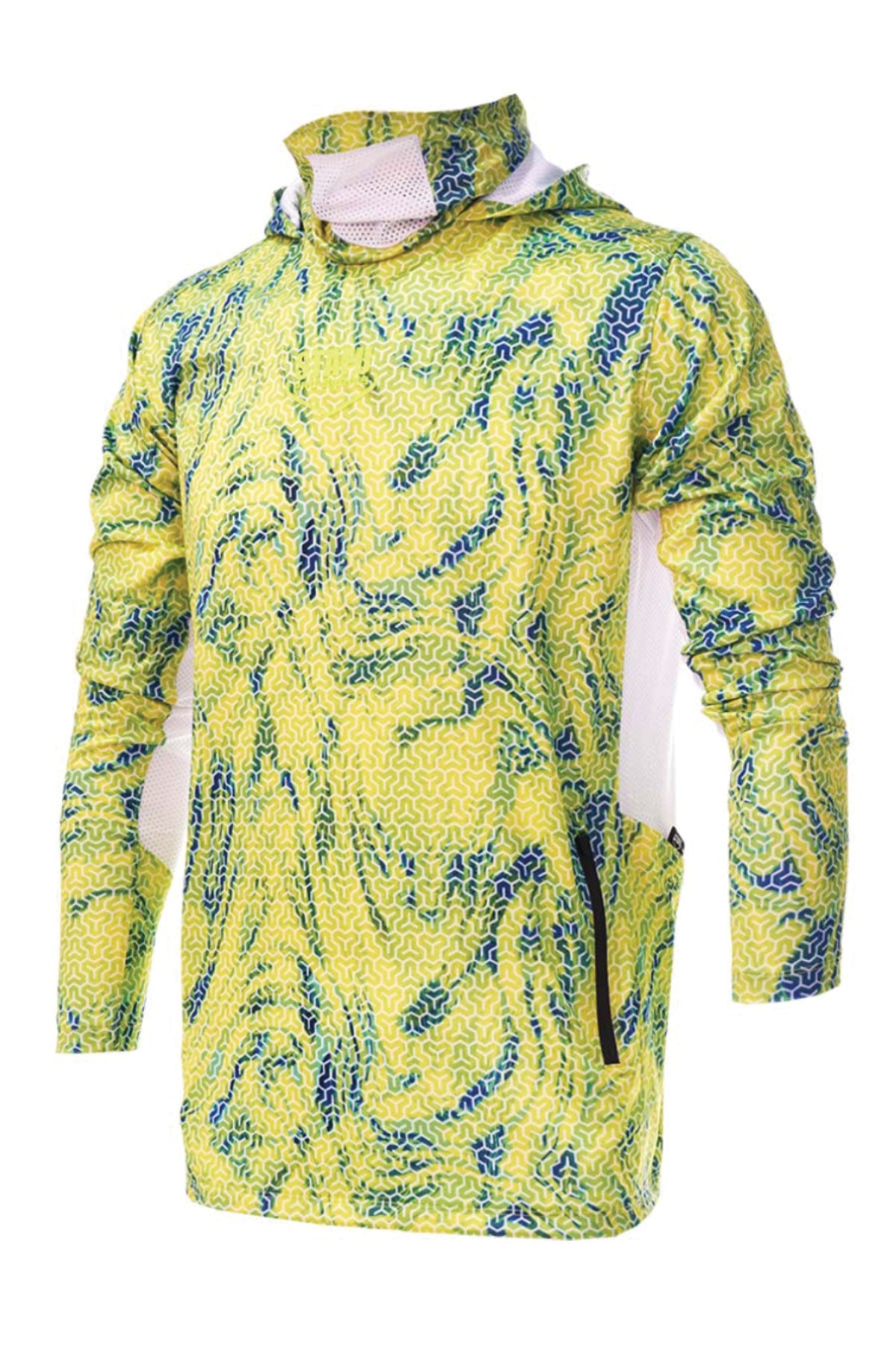 Argonaut Hooded Fishing Shirt - Trophy - Lime - Stafu Pro Series