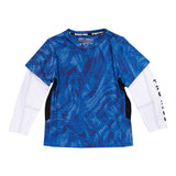 Ahoy Jr. Long And Short Sleeve Together Fishing Shirt - Trophy - Blue - Stafu Pro Series
