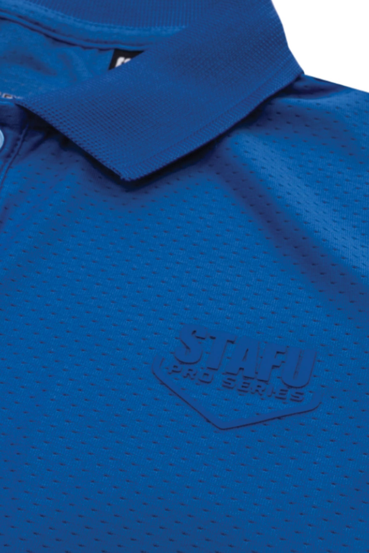 League Jr. Short Sleeve Polo Neck Shirt - Blue - Stafu Pro Series