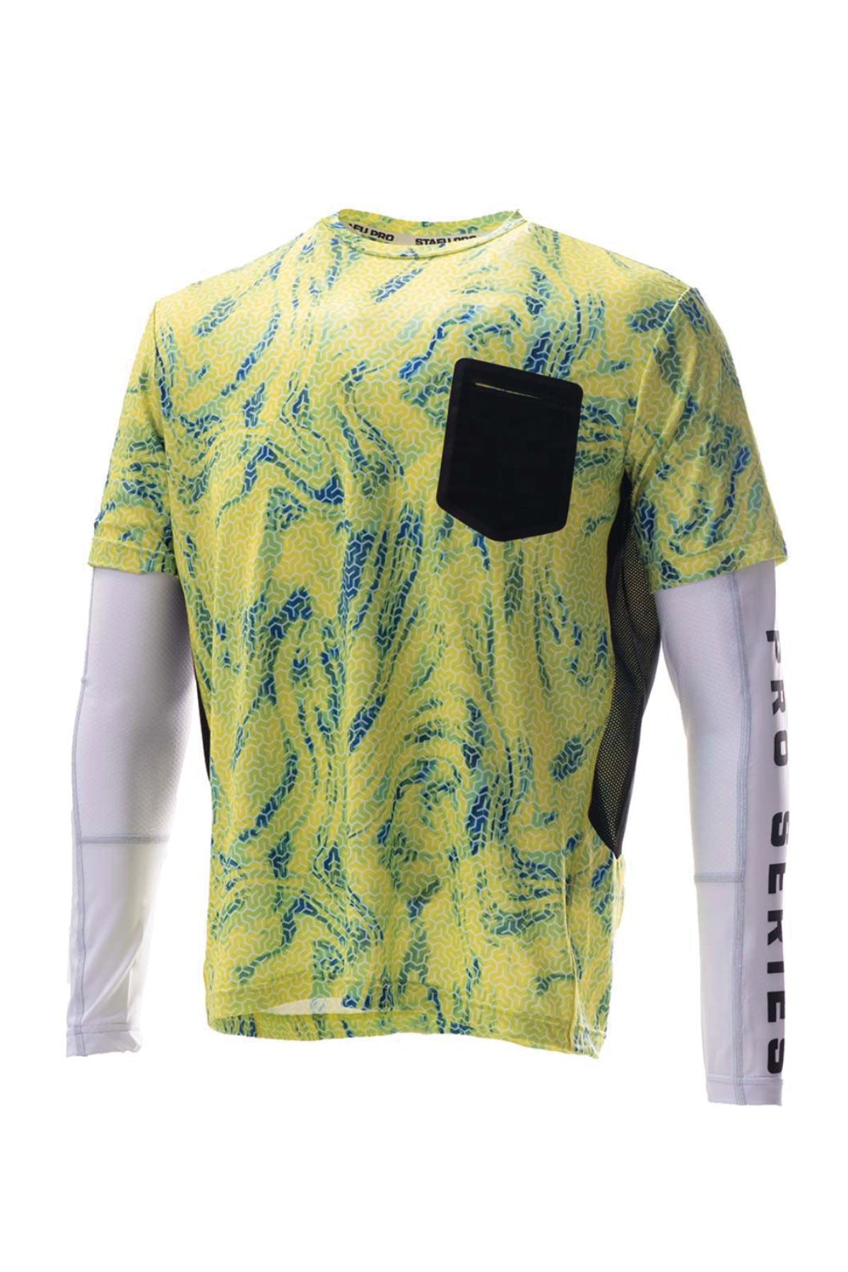 Ahoy Long And Short Sleeve Together Fishing Shirt - Trophy  - Lime - Stafu Pro Series