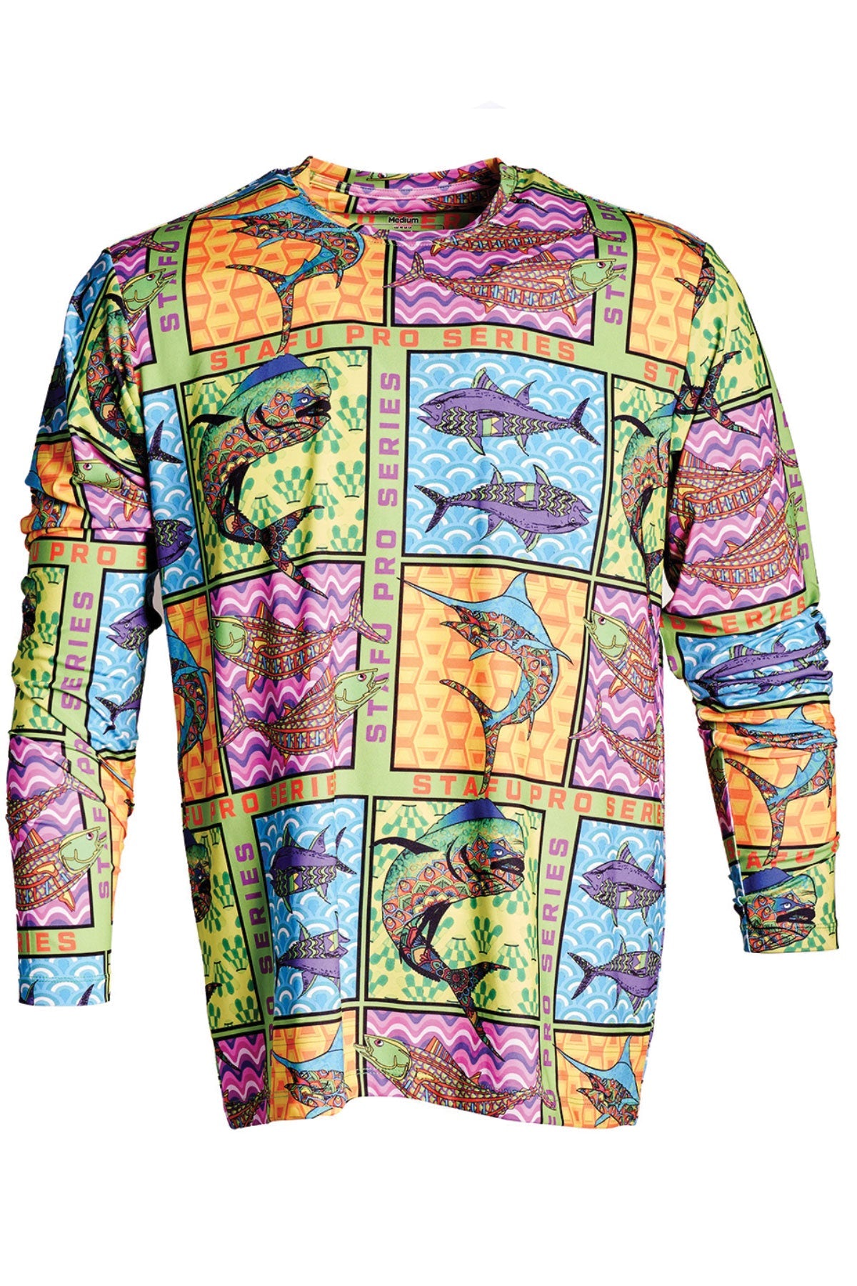 Apex Long Sleeve Fishing Shirt - Fish Eye - Stafu Pro Series